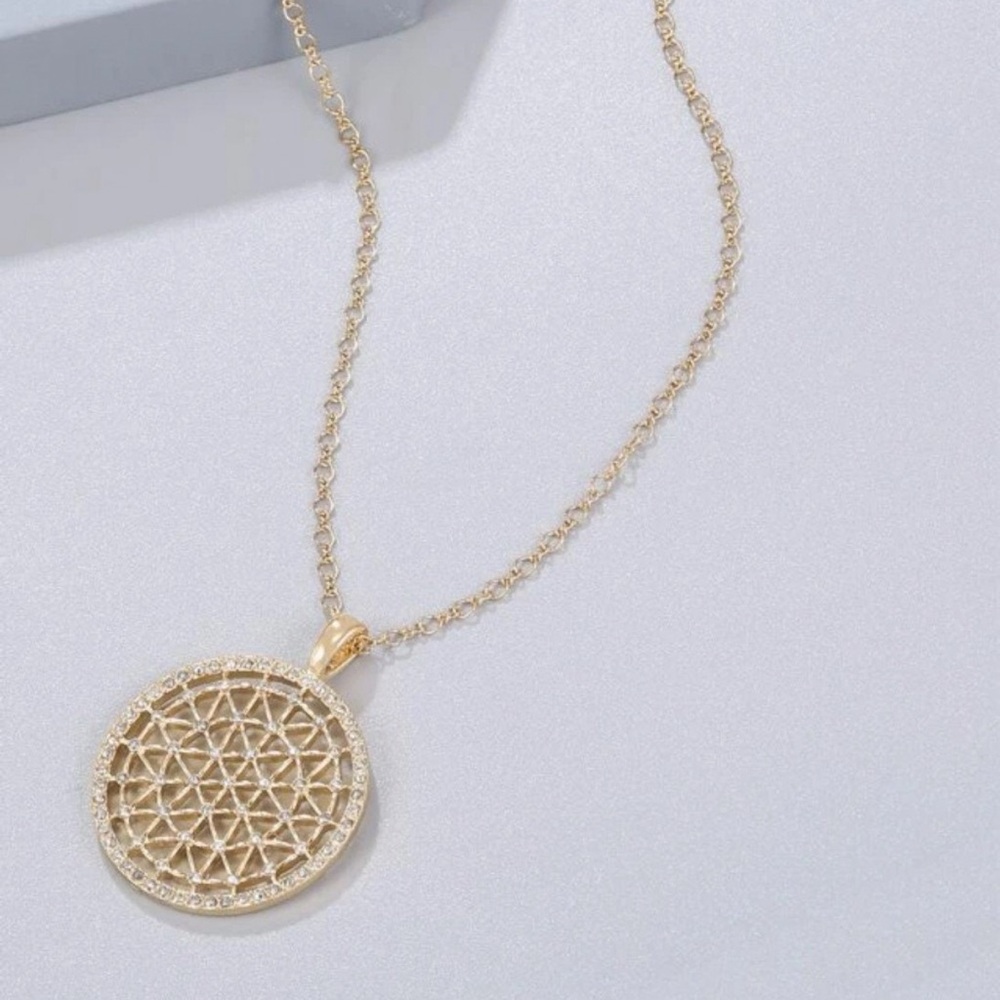 Hollow Out Charm Necklace